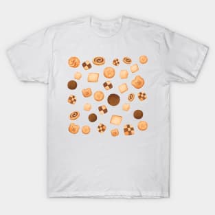 Cute Vanilla and Chocolate cookies T-Shirt